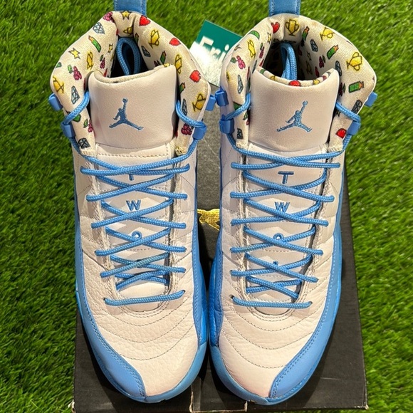 Air Jordan 12 Retro GS‎ 'Emoji' 7Y - Picture 1 of 6